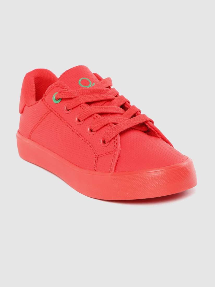 Benetton red shoes discount