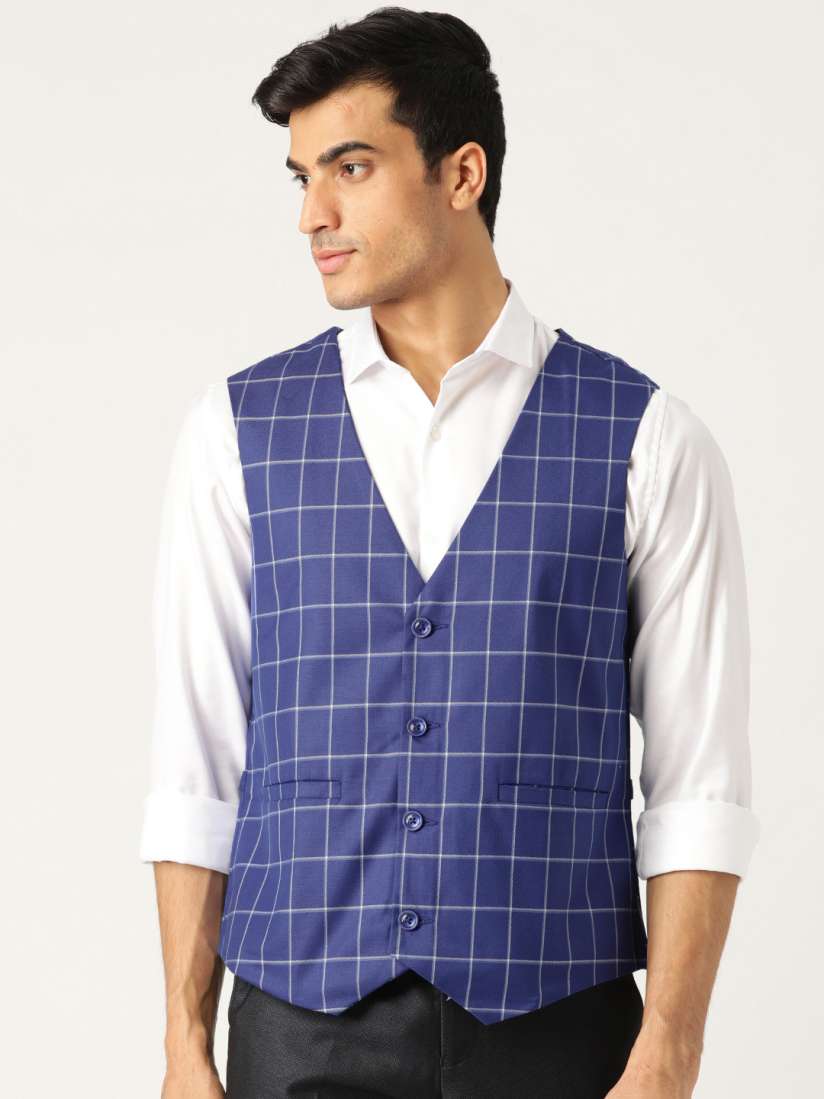 Waistcoat myntra sale