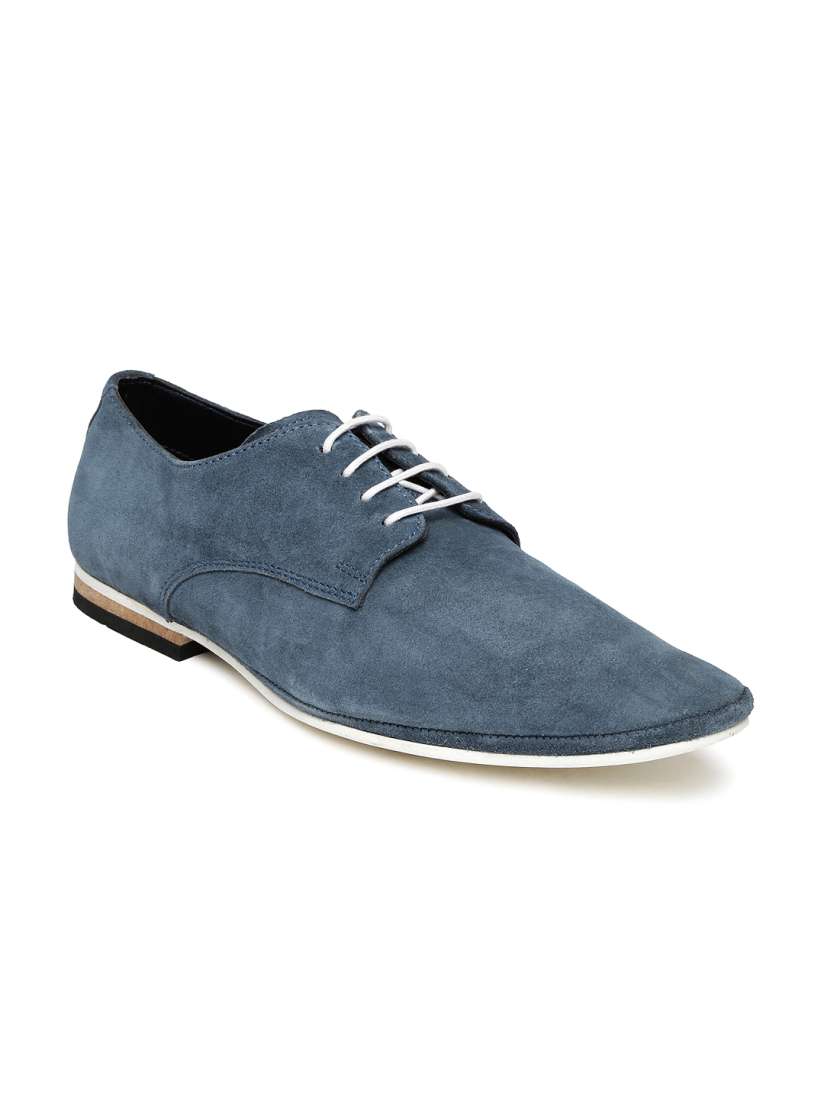 Buy Alberto Torresi Men Blue Suede Casual Shoes Casual Shoes for Men 1173832 Myntra