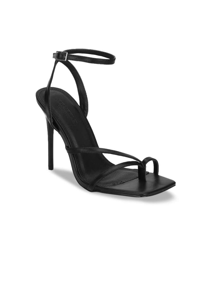 Buy Truffle Collection Women Black Solid Stilettos Heels for Women 11755166 Myntra