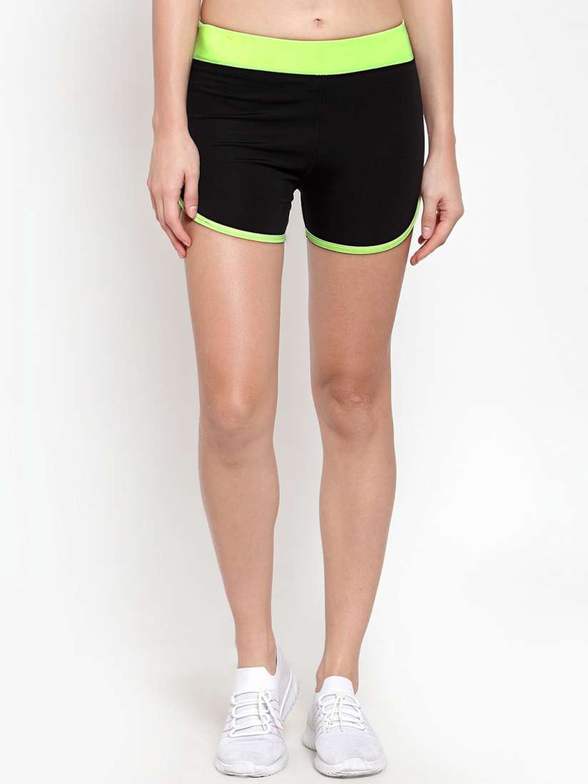 Skinny fit gym shorts on sale