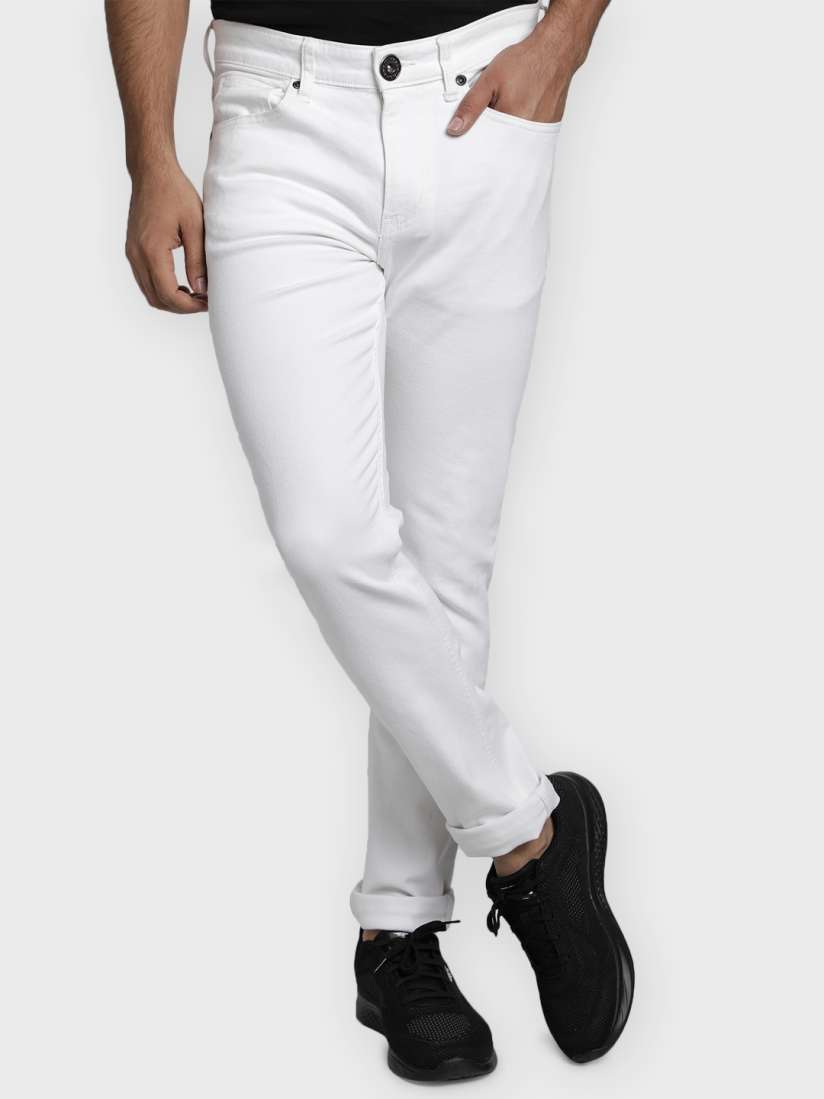 Buy Red Tape Men White Skinny Fit Mid Rise Clean Look Jeans Jeans for Men 11762174 Myntra