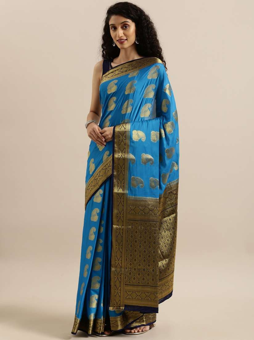 Myntra crepe silk sarees clearance
