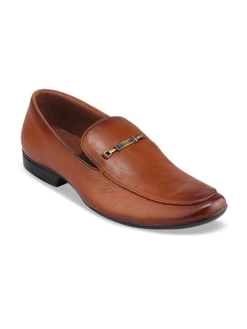 Buy Red Chief Men Tan Brown Solid Leather Formal Loafers Formal Shoes for Men 11772858 Myntra