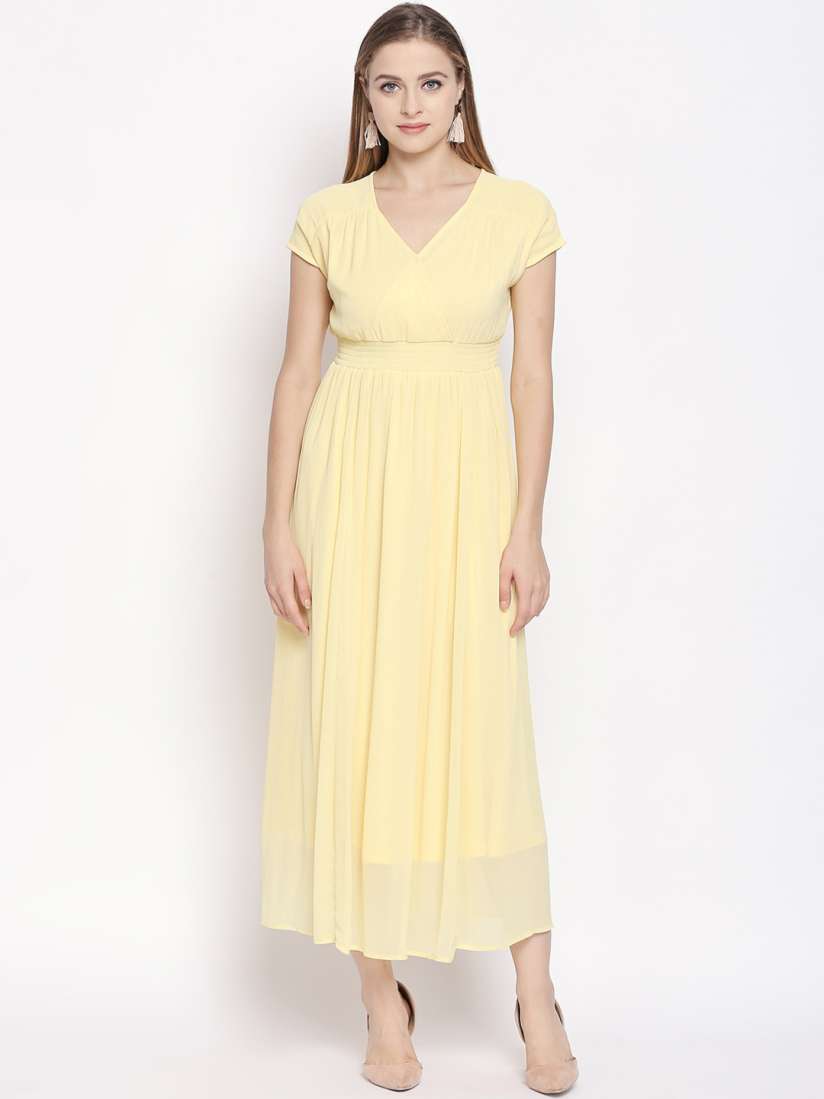 Pantaloons yellow dress hot sale