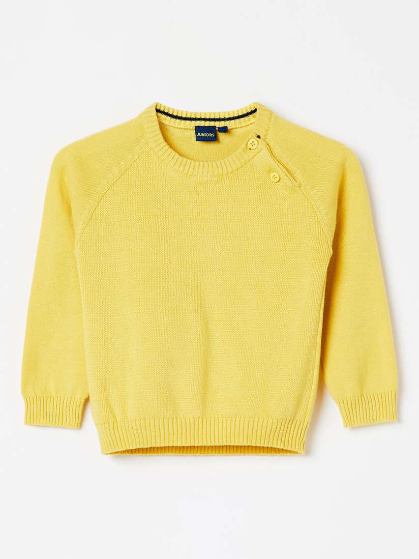 Buy Juniors by Lifestyle Boys Yellow Solid Pullover Sweater Sweaters for Boys 11777846 Myntra