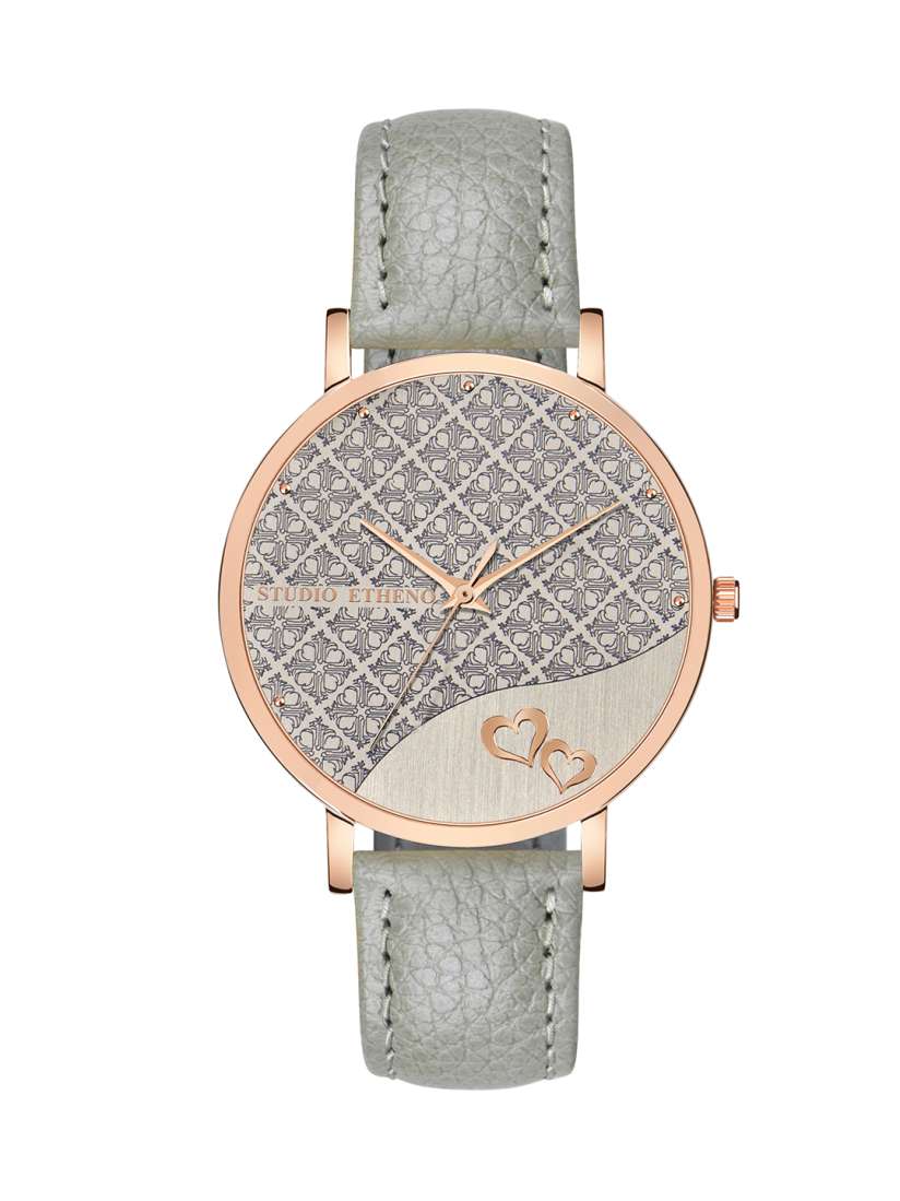 Buy STUDIO ETHENO Women Grey Rose Gold Toned Analogue Watch Watches for Women 11780562 Myntra