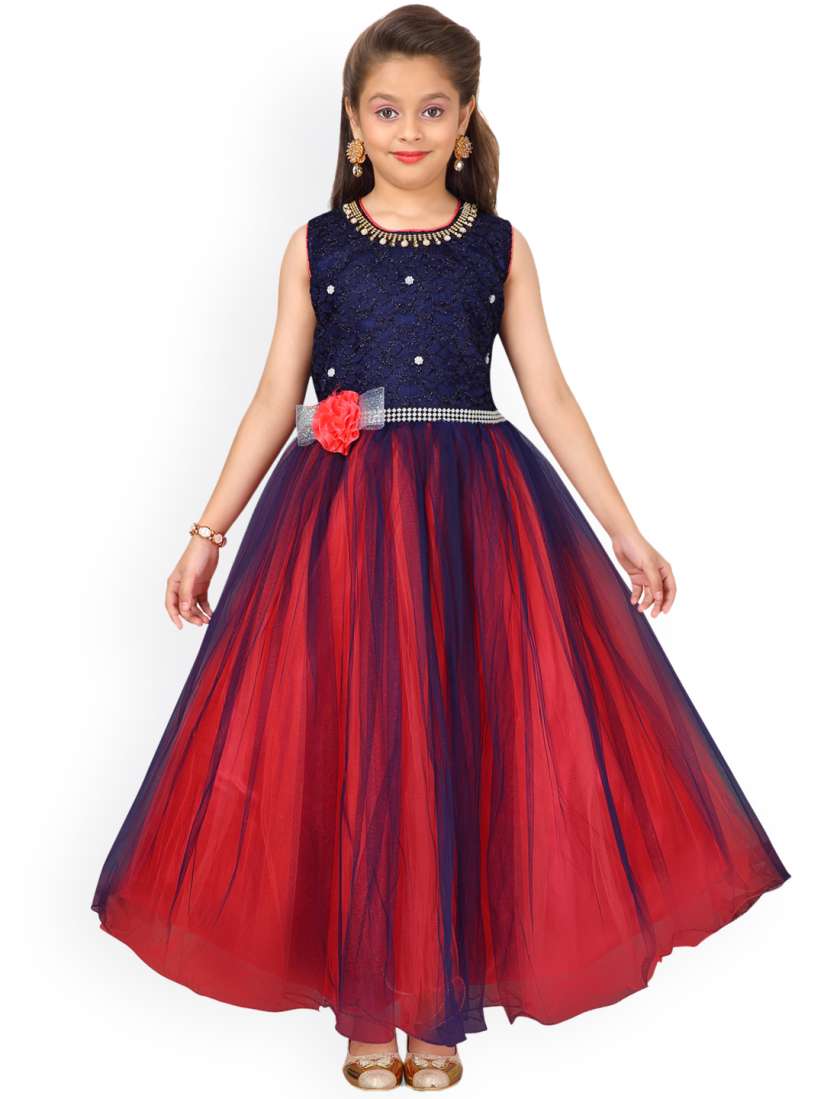 Buy Aarika Girls Red Embellished Maxi Dress Dresses for Girls 11783432 Myntra