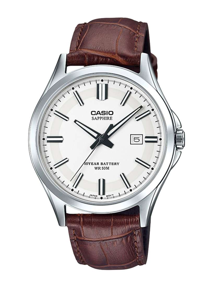 Buy CASIO Enticer Men White Analogue Watch A1758 MTS 100L 7AVDF Watches for Men 11791788 Myntra