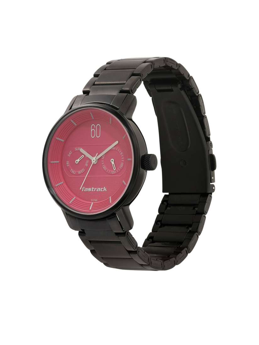Fastrack black and pink watch discount