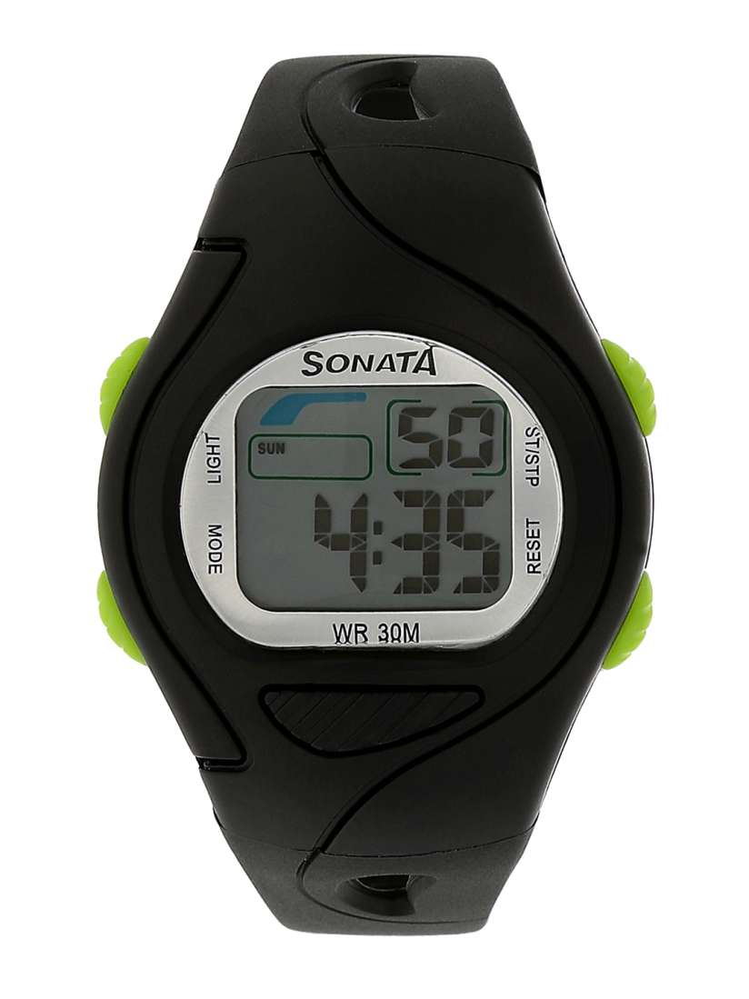 Buy Sonata Unisex Black Digital Watch Watches for Unisex 11795762 Myntra