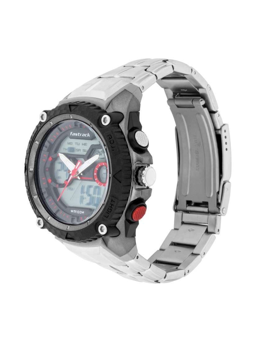 Buy Fastrack Men Grey Black Analogue and Digital Watch Watches for Men 11795770 Myntra