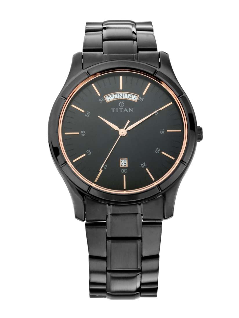 Buy Titan Men Black Analogue Watch NM1767NM01 Watches for Men 11795946 Myntra