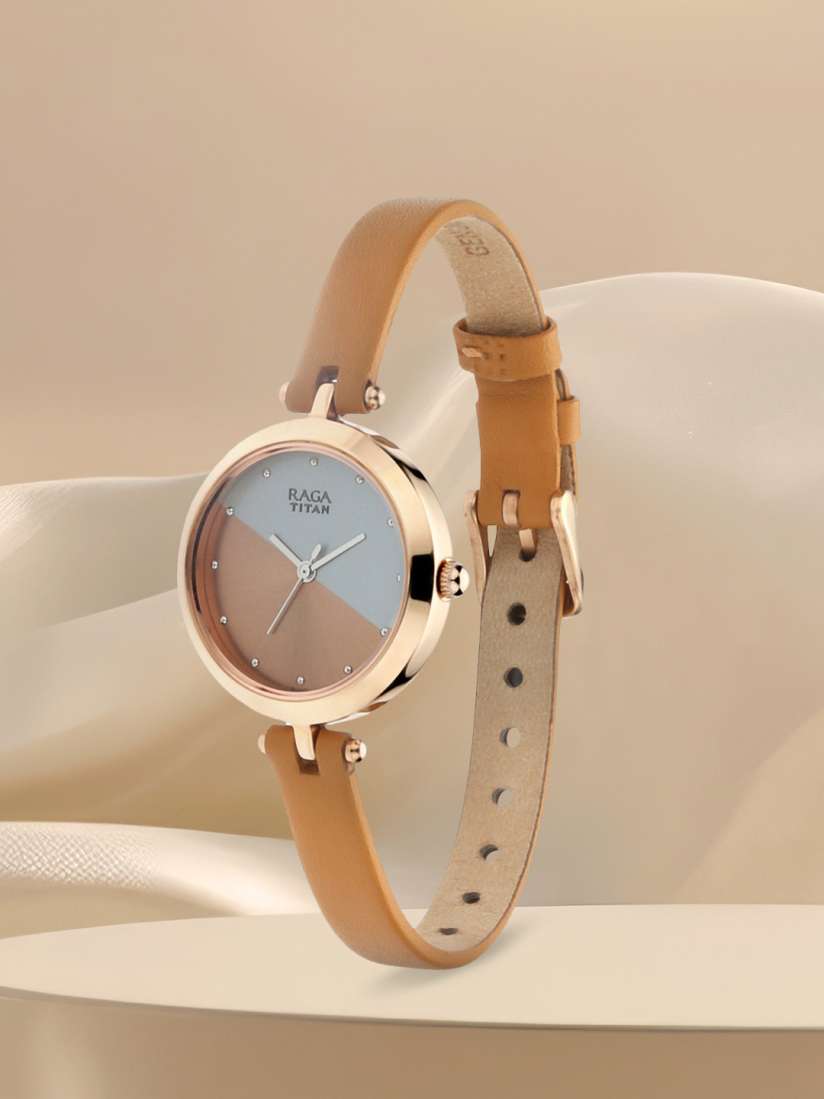 Buy Titan Women Silver Toned Bronze Toned Colourblocked Analogue Watch 2606WL01 Watches for Women 11795954 Myntra