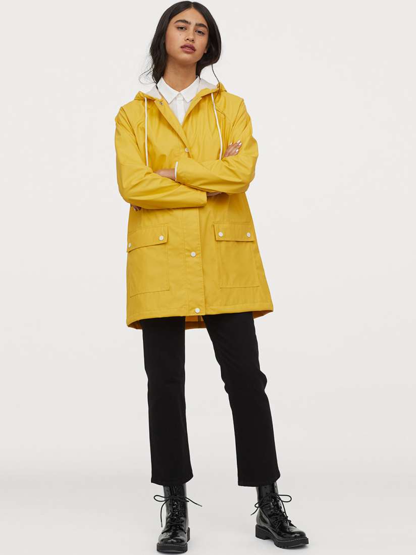Yellow raincoat h&m 2025