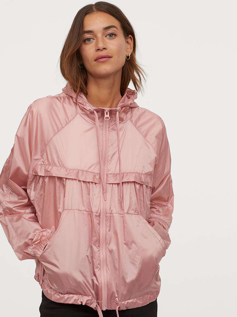 h&m pink windbreaker