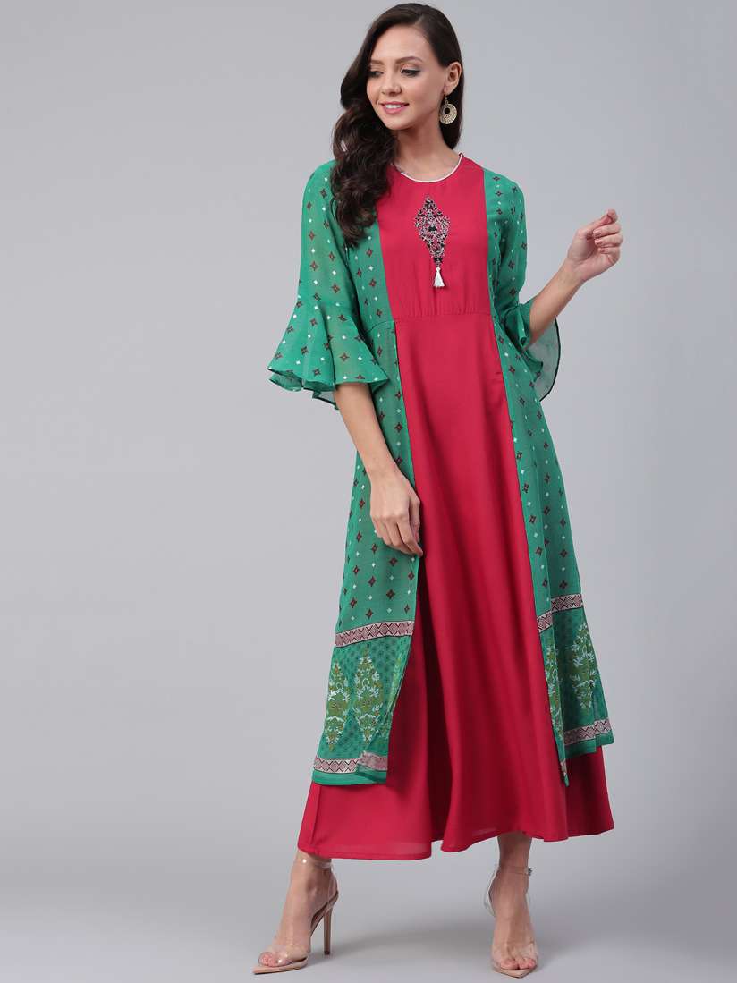 Shree maxi dress myntra top