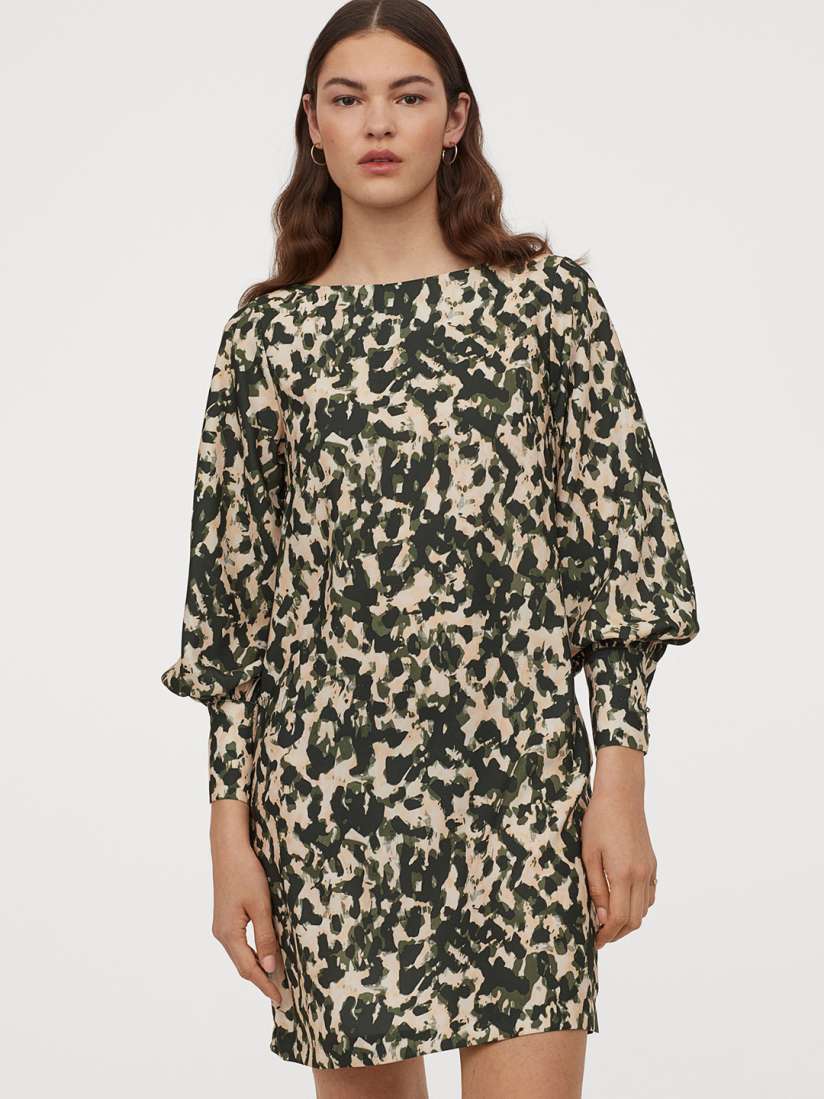 Camo dress h&m store