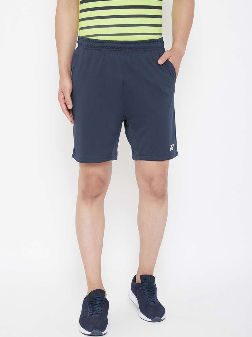 Buy YONEX Men Navy Blue Solid Regular Fit Sports Shorts Shorts for Men 11808976 Myntra