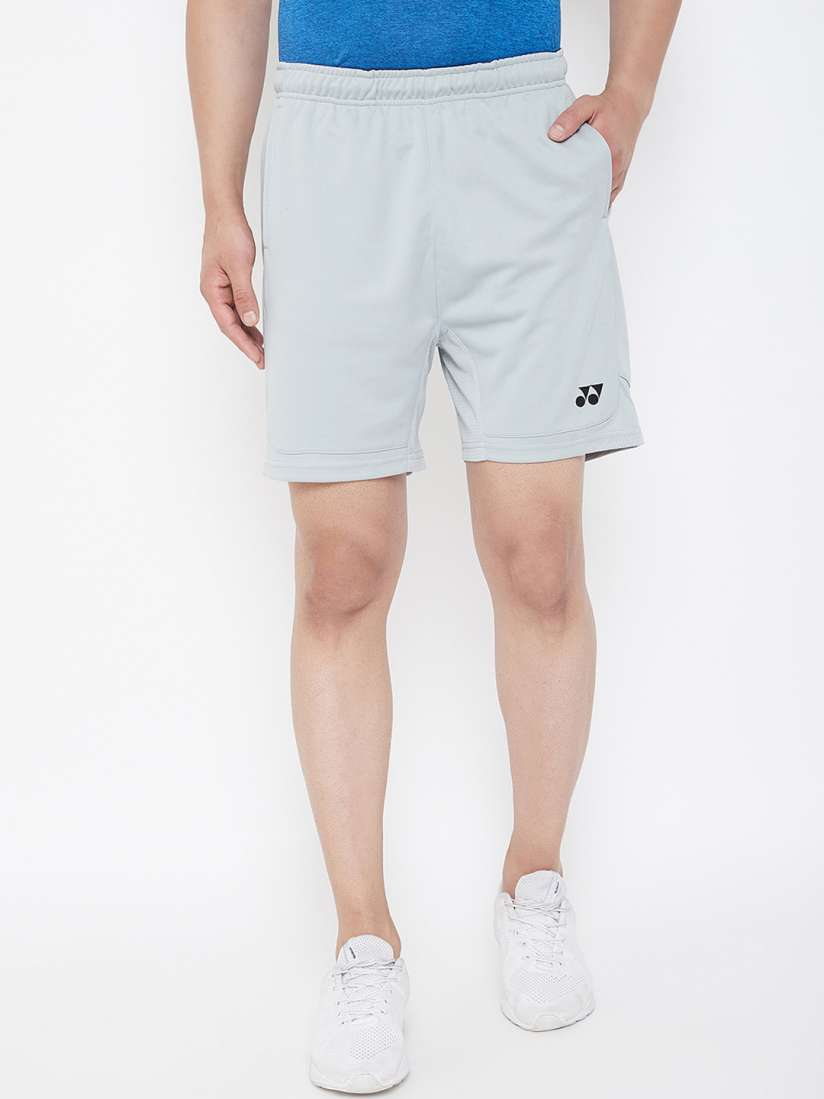 Buy YONEX Men Grey Solid Regular Fit Sports Shorts Shorts for Men 11808978 Myntra