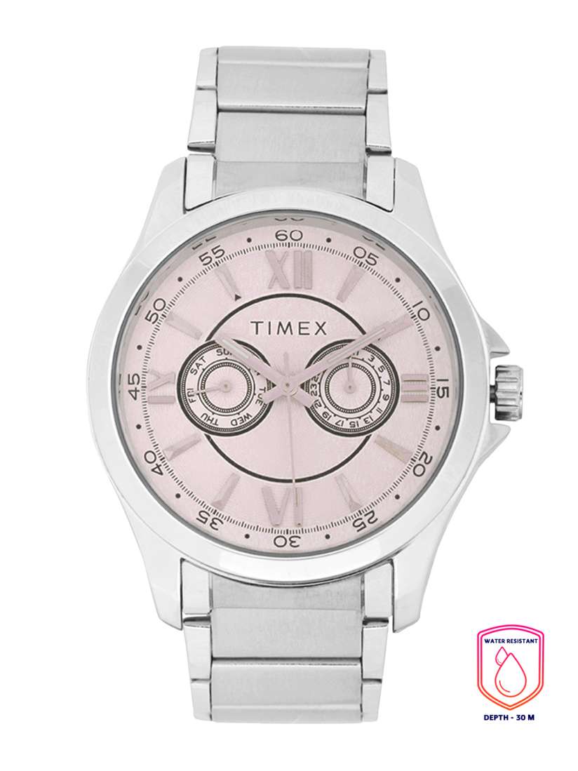 Buy Timex Men Silver Toned Analogue Watch TW000X121 Watches for Men 11815506 Myntra