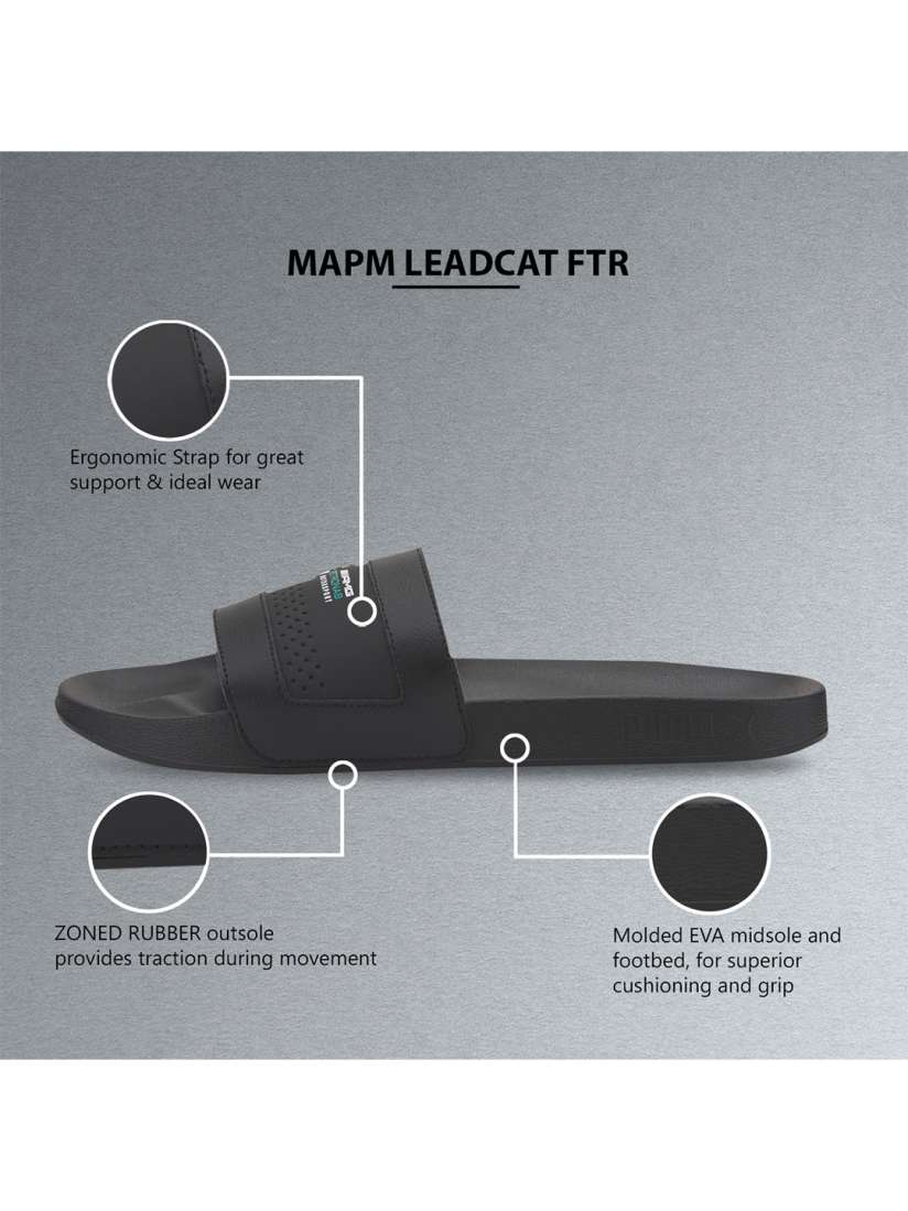 Buy PUMA Motorsport Unisex Black MERCEDES Leadcat Printed Sliders Flip Flops for Unisex 11824964 Myntra