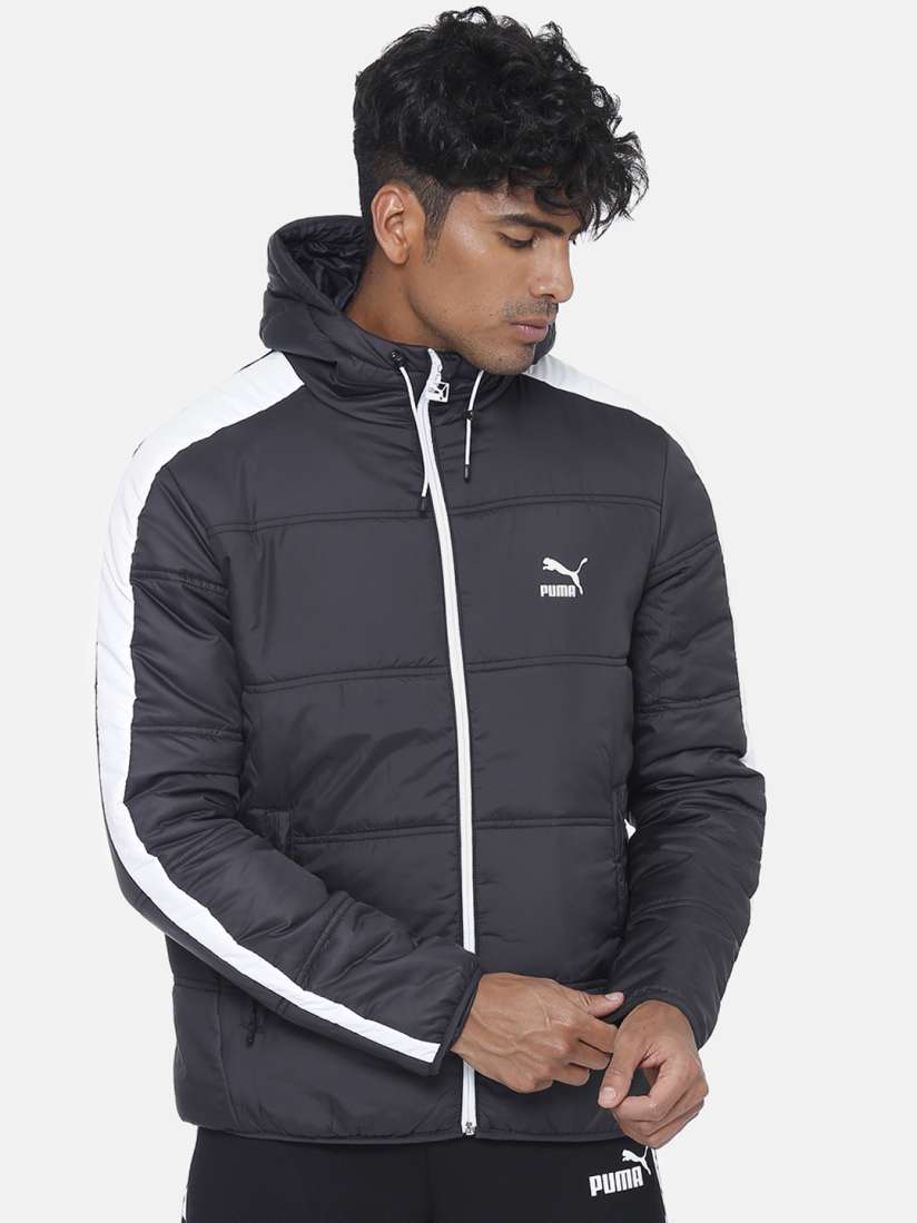 Buy Puma Men Grey Solid Classics T7 Puffer Jacket Jackets for Men 11841494 Myntra