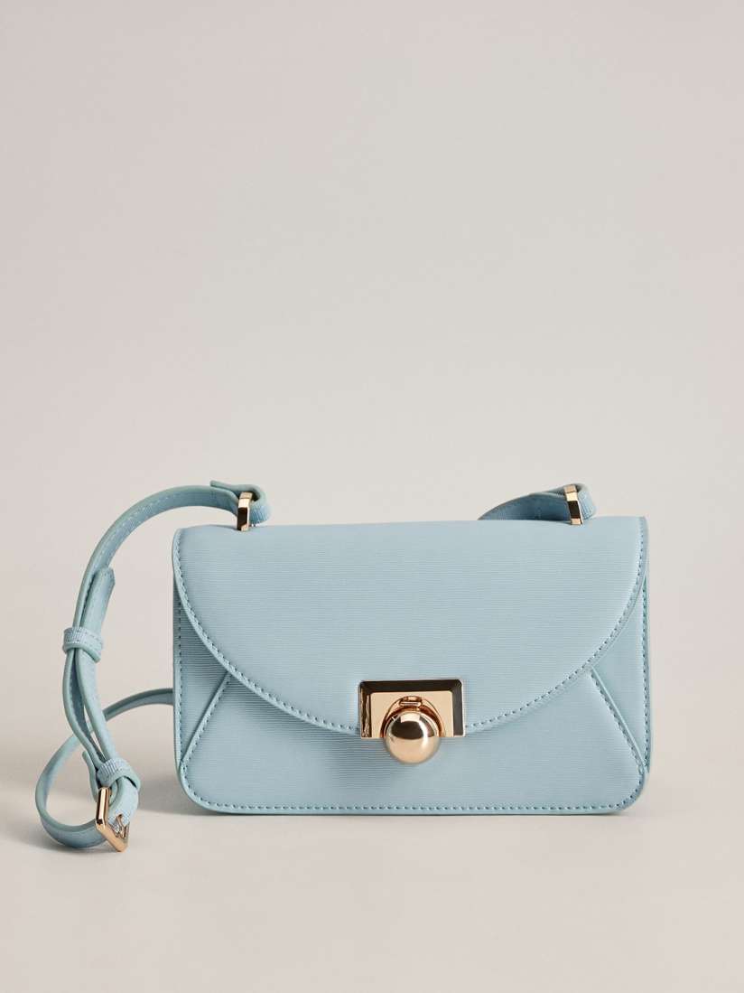 Buy MANGO Blue Solid Sling Bag Handbags for Women 11841590 Myntra