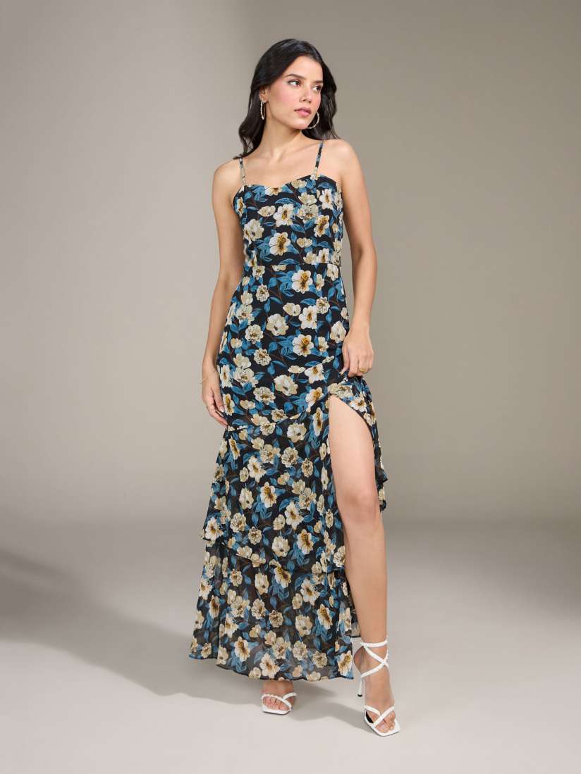Long dress myntra on sale