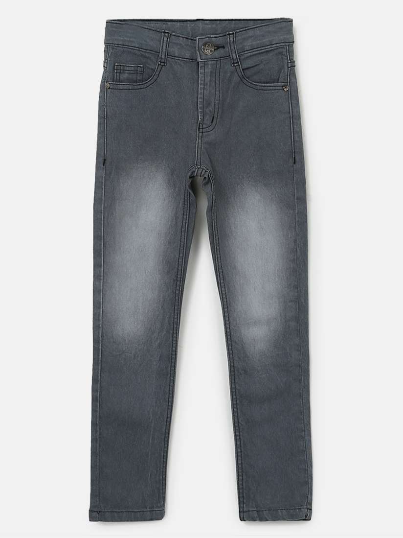 Buy Urbano Juniors Boys Grey Slim Fit Mid Rise Clean Look Stretchable Jeans Jeans for Boys 11851548 Myntra