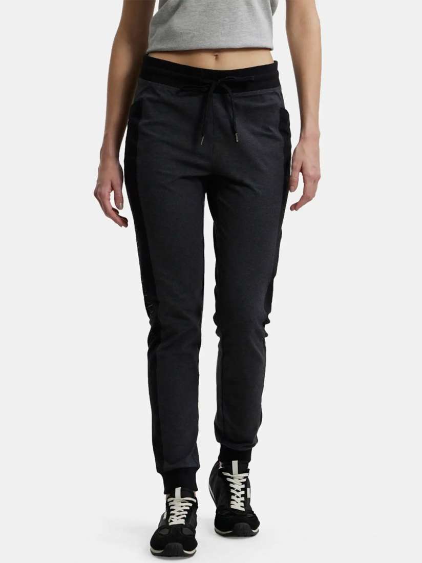 Buy Jockey Super Combed Cotton Stretch Slim Fit Joggers AW36 Track Pants for Women 11858136 Myntra