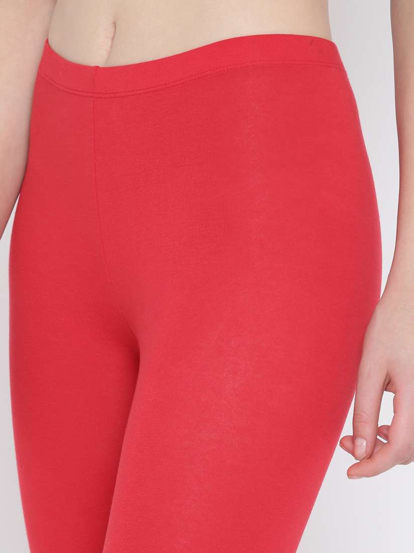 Forever 21 red leggings on sale