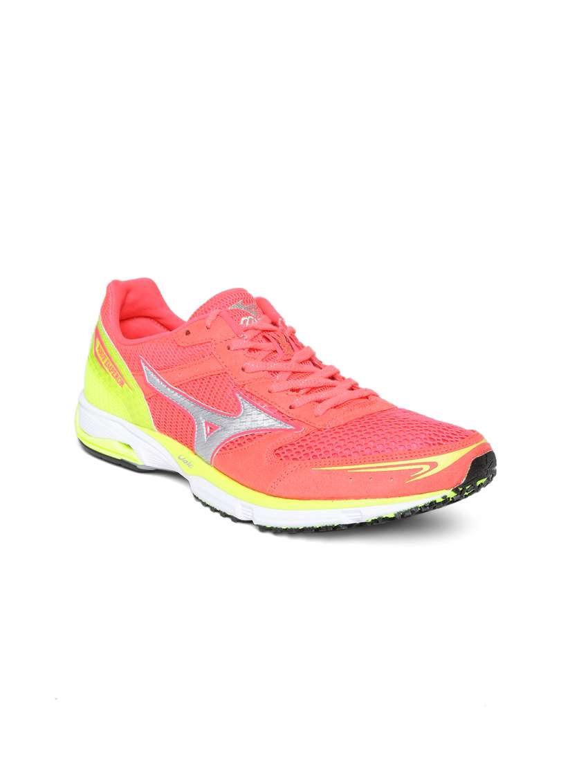 Buy Mizuno Women Neon Pink Wave Emperor Running Shoes Sports Shoes for Women 1186287 Myntra