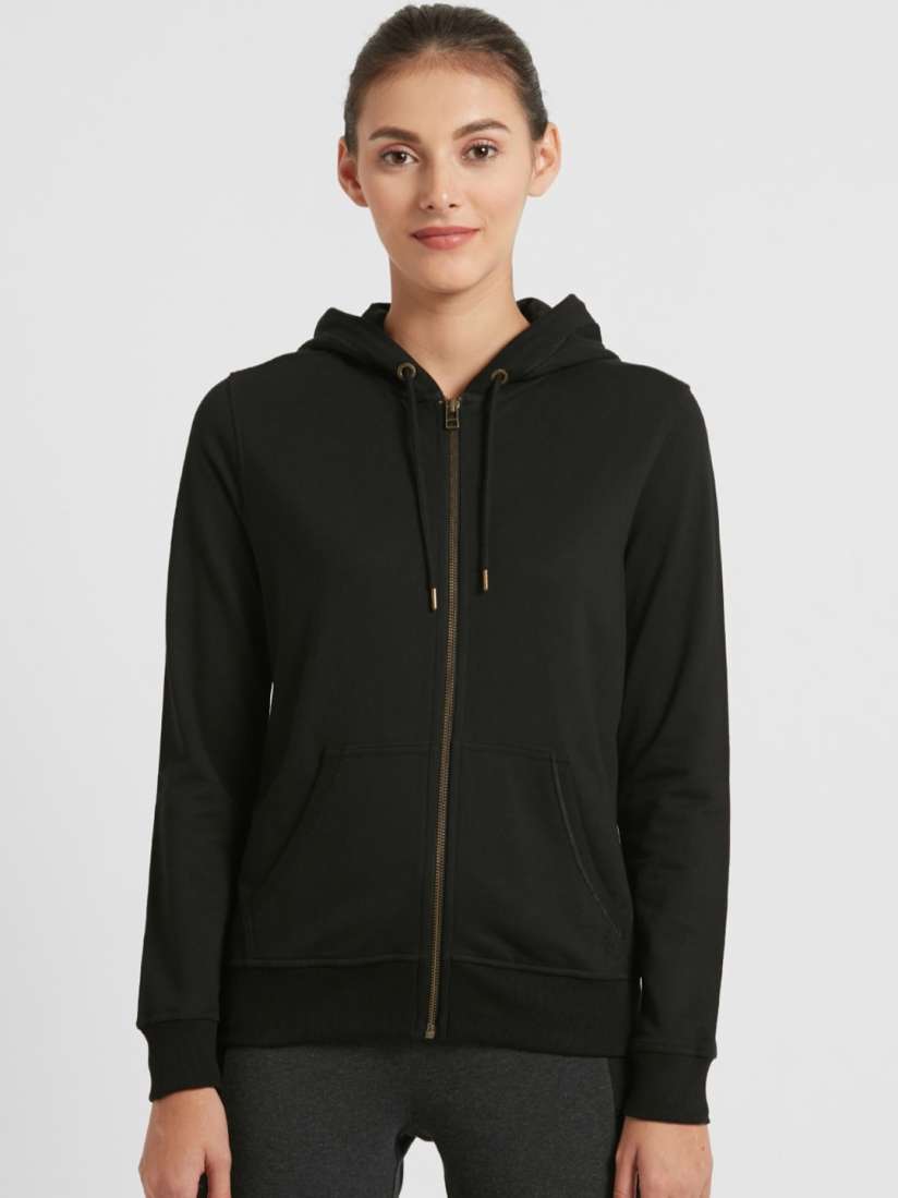 Buy Jockey Women Black Sporty Jacket Jackets for Women 11862950 Myntra