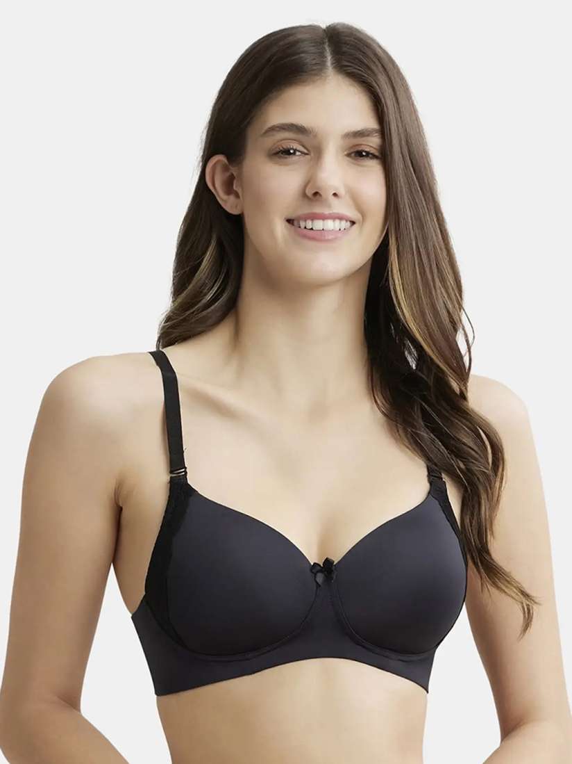 Buy Jockey Wirefree Padded Soft Touch Full Coverage Multiway Styling Tshirt Bra 1816 Bra for Women 11863116 Myntra