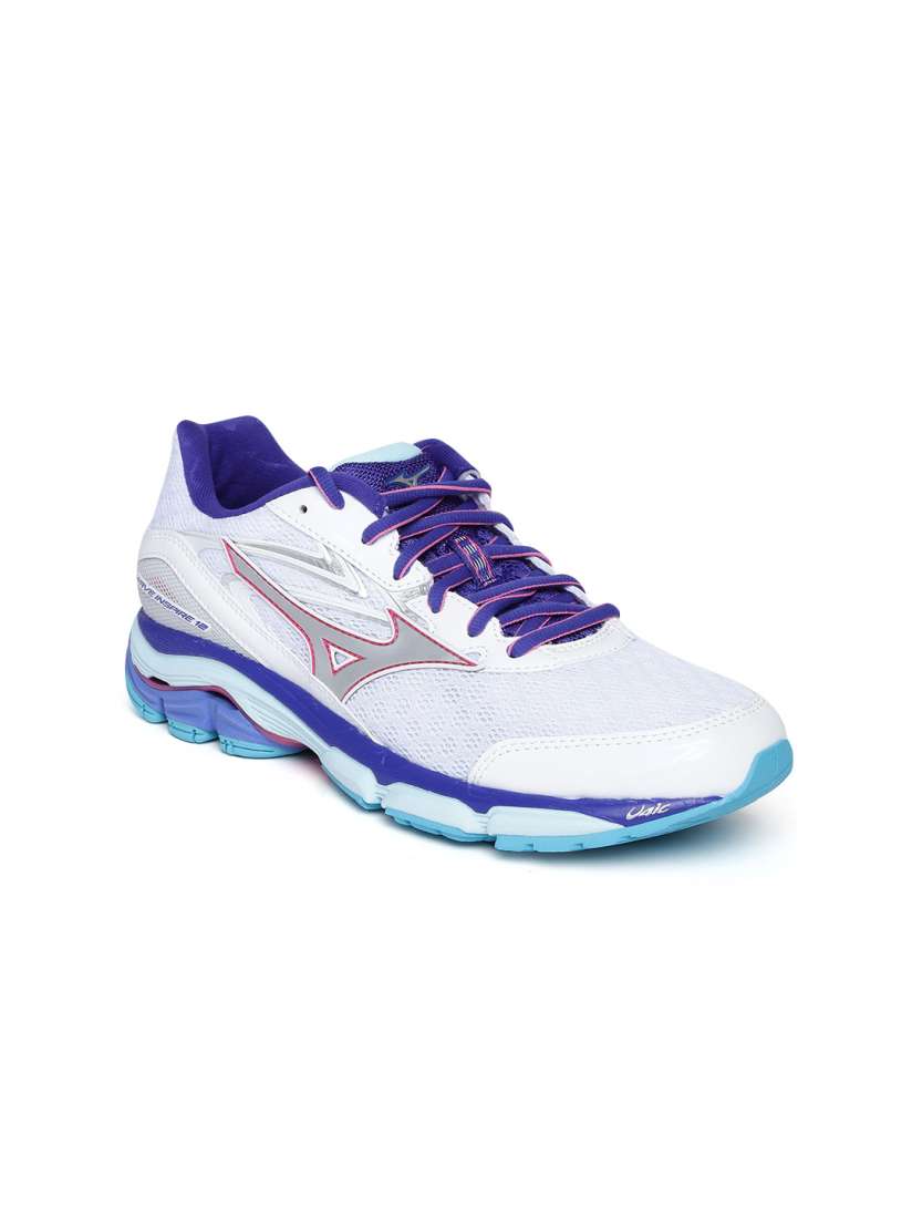 Buy Mizuno Women White Wave Inspire 12 Running Shoes Sports Shoes for Women 1186312 Myntra