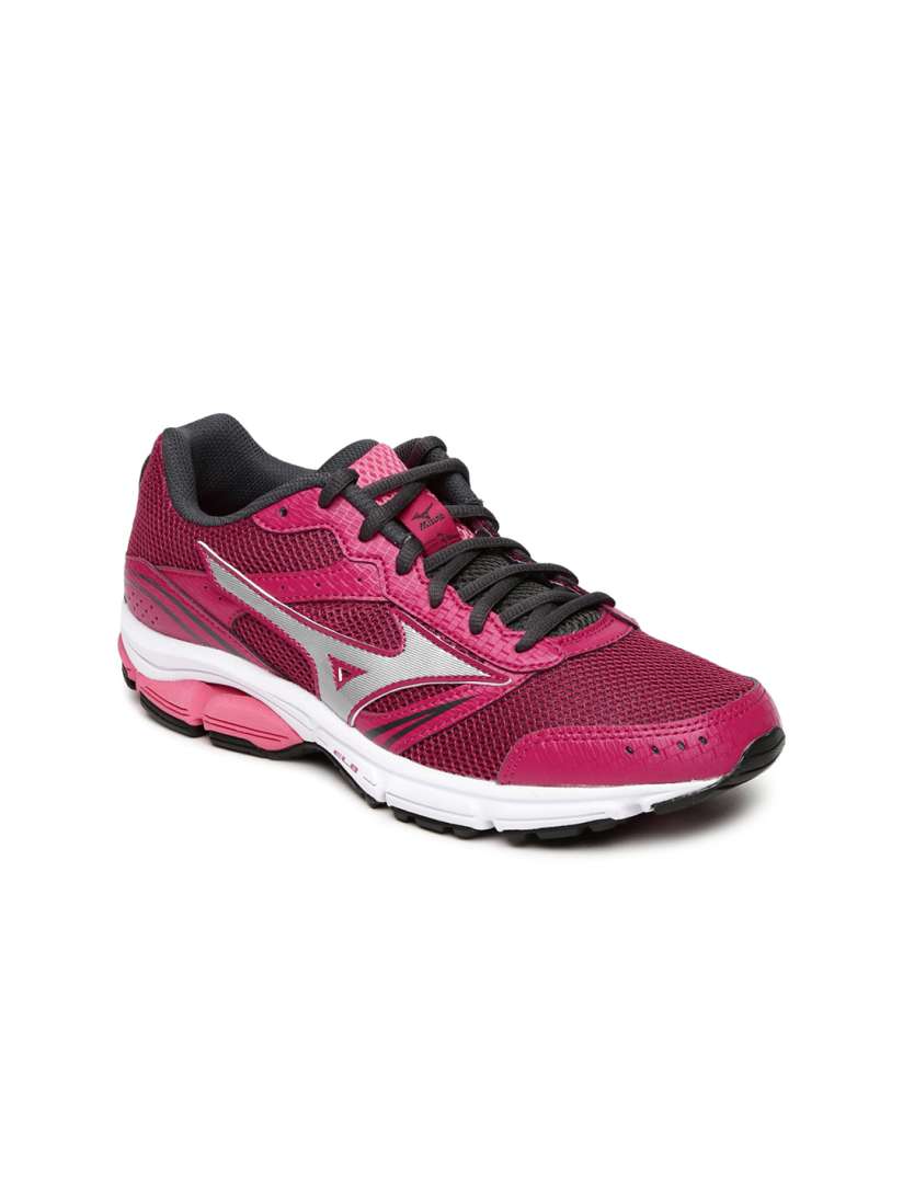 Buy Mizuno Women Pink WAVE IMPETUS 3 W Running Shoes Sports Shoes for Women 1186322 Myntra