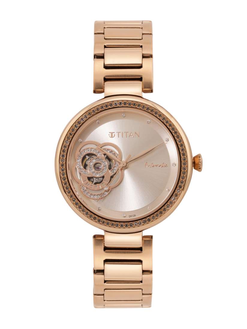 Buy Titan Women Embellished Automatic Analogue Watch NM95112WM01 Watches for Women 11875514 Myntra