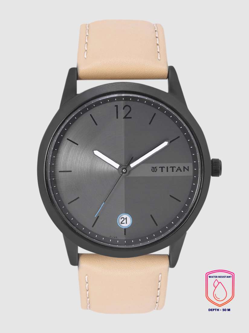 Buy Titan Men Charcoal Grey Analogue Watch NM1806NL01 Watches for Men 11875534 Myntra