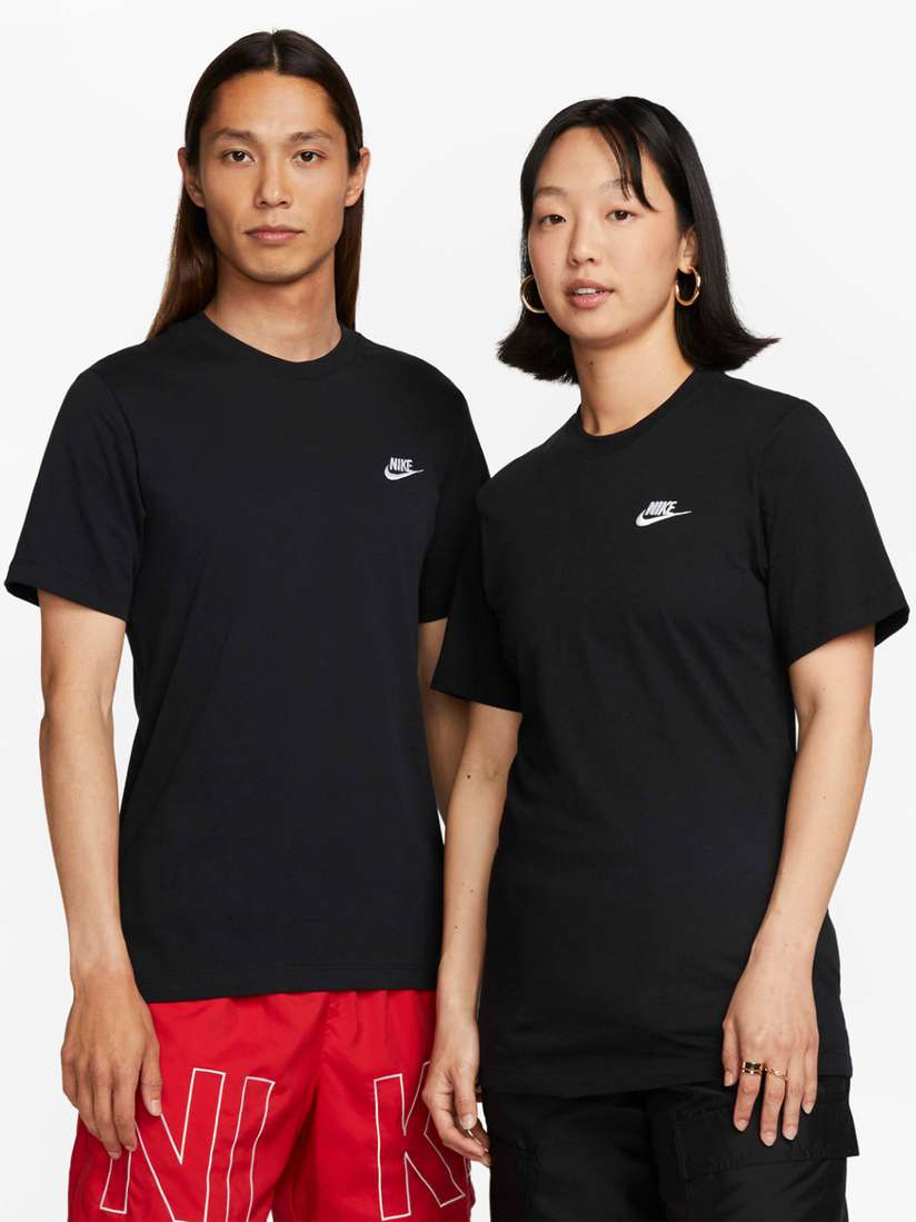 Buy Nike Men Black AS M NSW CLUB Cotton Pure Cotton T-shirt - Tshirts for  Men 11890488 | Myntra