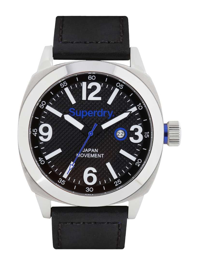 Buy Superdry Men Black Dial Thor Super Luxe Watch 5024693117055 Watches for Men Myntra