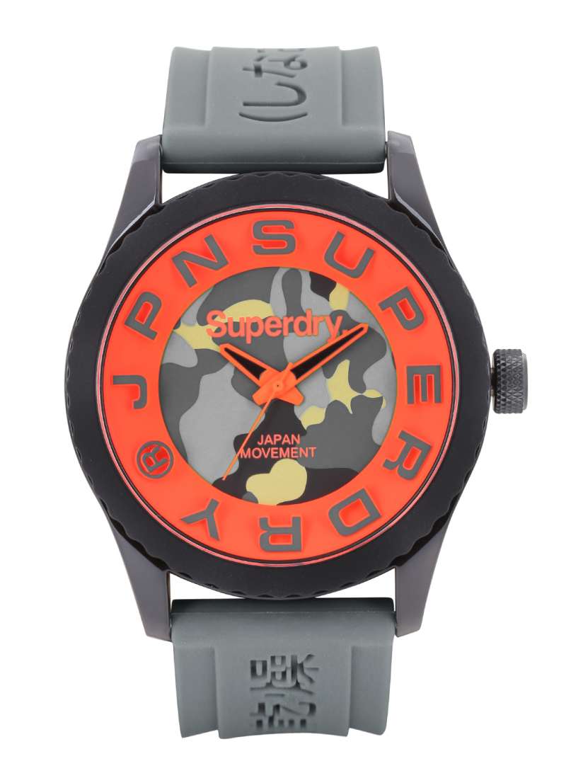 Superdry orange watch discount