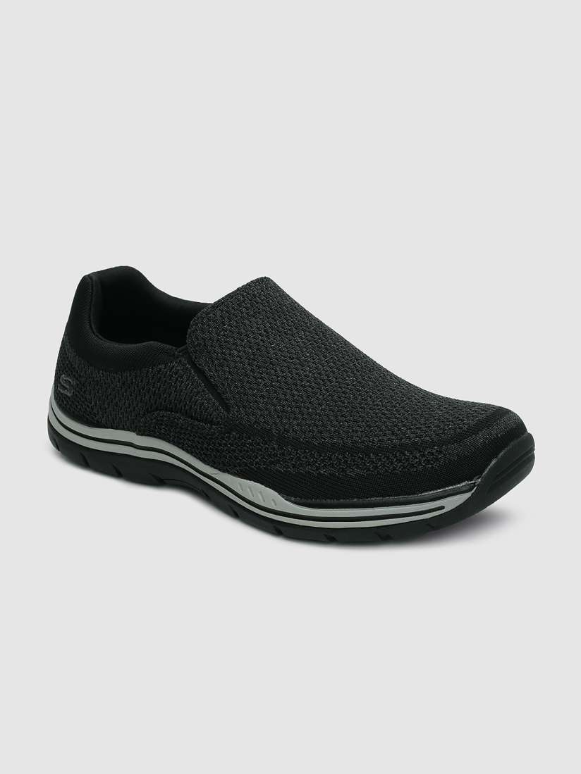 Skechers men's gomel slip-on shoes round toe outlet