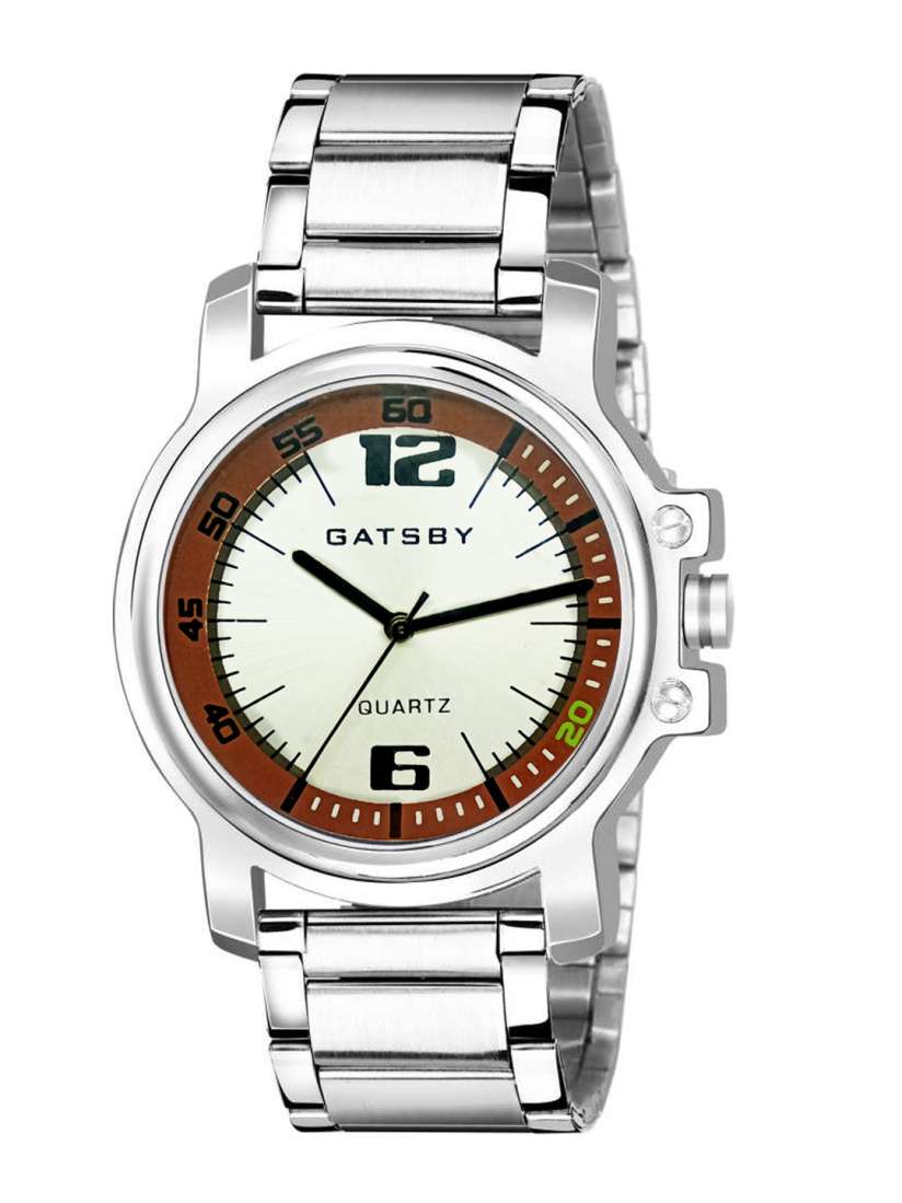 Buy Gatsby Men Silver Toned Analogue Watch GTG168 Watches for Men 11911438 Myntra