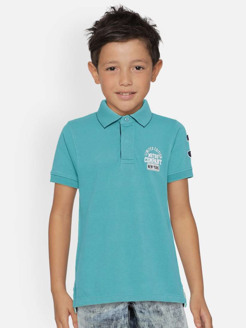 Boys turquoise polo best sale