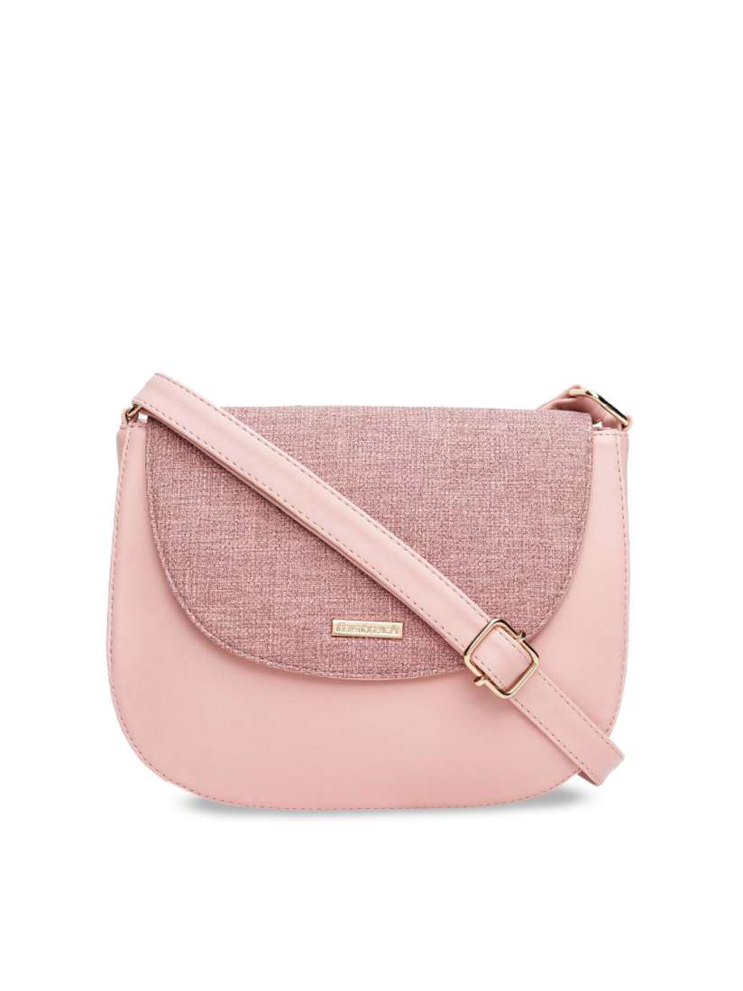 Buy Fastrack Pink Structured Sling Bag Handbags for Women 11949658 Myntra