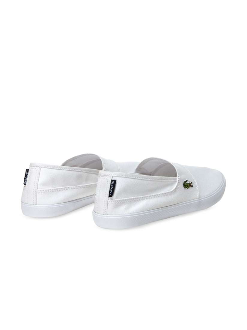 Buy Lacoste Men White Solid Marice Slip On Sneakers Casual Shoes for Men 11950764 Myntra
