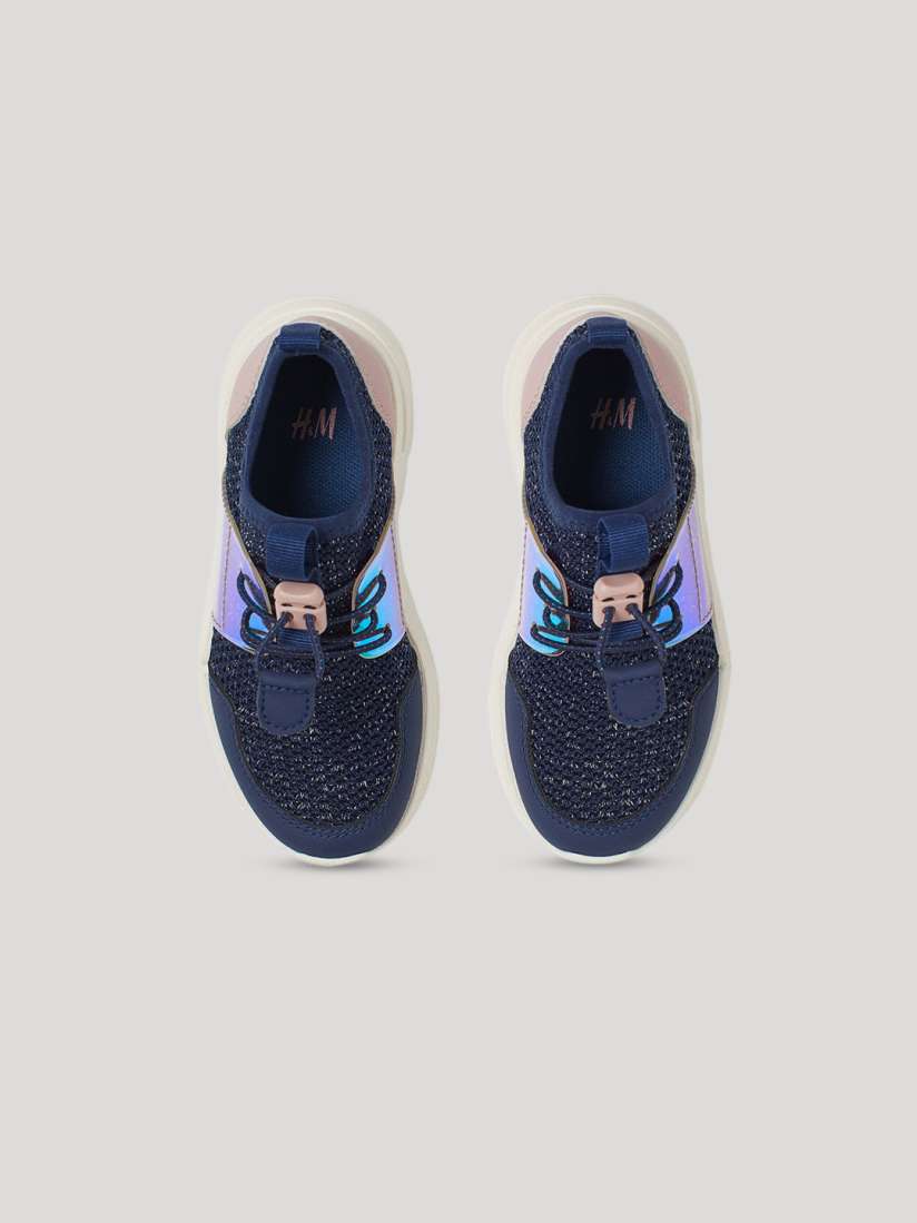 Buy H M Girls Blue Fully Fashioned Trainers Casual Shoes for Girls 11953636 Myntra