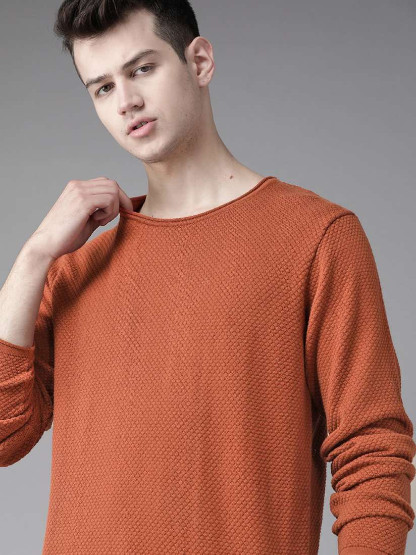 Rust pullover sweater online