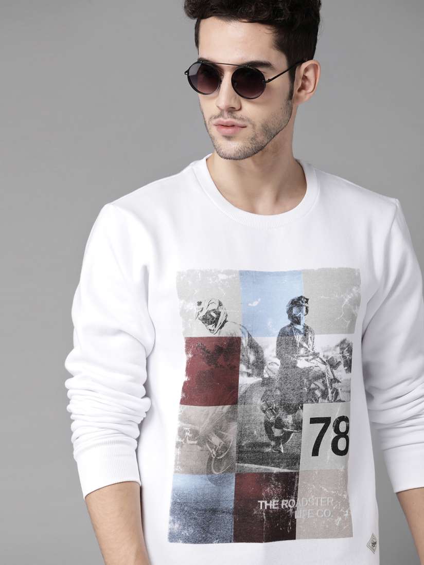 Sweatshirt for men on myntra 2025